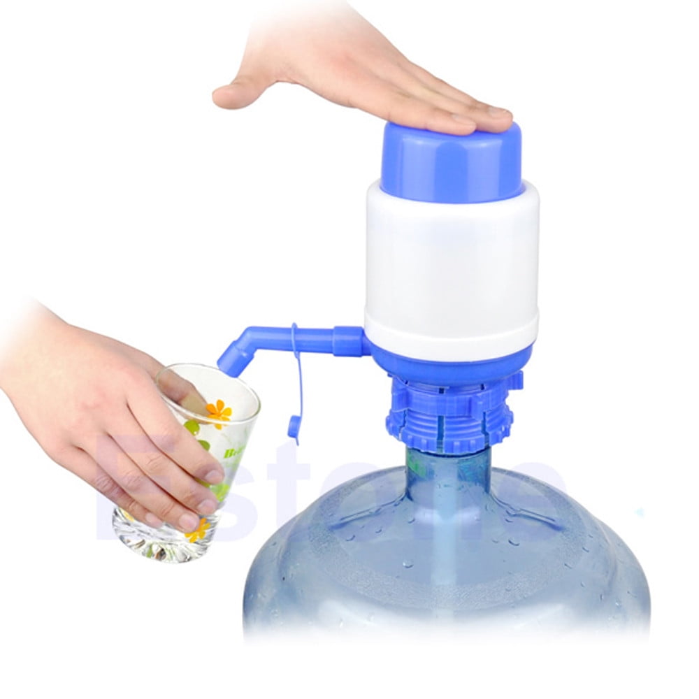 Manual Drinking Water Pump For 2-6 Gallon Jugs – Portable Bottle Cooler Pump With Spout, Leak-Proof Design, PP & Silicone, For Home, Camping & Outdoor Use (3.15 X 2.64 X 6.5 In)