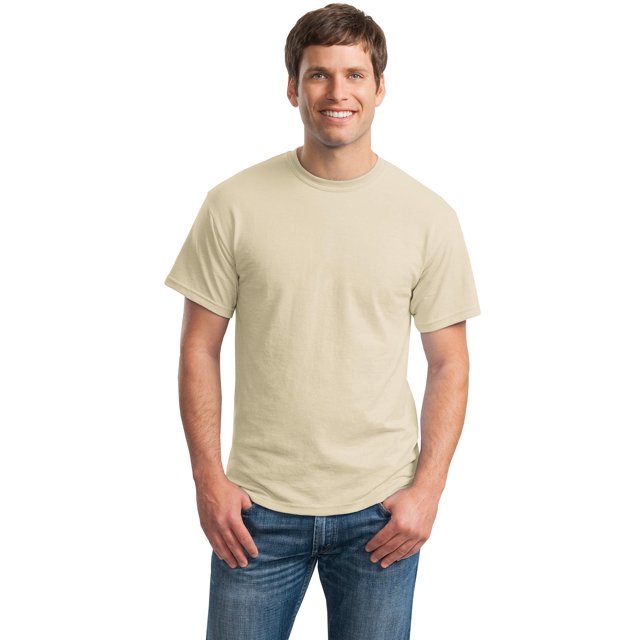 Gildan T-Shirt pour Hommes à Manches Courtes DryBlend 50 Coton/50 Polyester - 8000