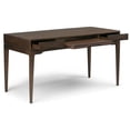 thumbnail image 3 of Allora Contemporary Computer Desk in Walnut Brown, 3 of 5