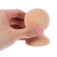 thumbnail image 4 of GOOHOCHY 2Pcs Wooden Ball Finial Khaki Support Column For Living Room Decoration, 4 of 6