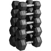 MAGMA Premium Rubber Hex Dumbbell Sets