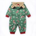 thumbnail image 3 of Gupgi Noël Famille Correspondant Pyjamas Adulte Cerf Print Nightwear, 3 of 8