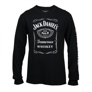 Jack Daniels Old No.7 Brand Tennessee Whiskey Long Sleeve Shirt-Large