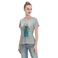 thumbnail image 4 of T-Shirt Basique à Manches Courtes pour Femmes Super Saiyan, 4 of 6