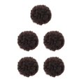 thumbnail image 2 of Baohd Effortless Afro Puff Drawstring Ponytail Bun Short Afro Kinky Puff Synthetic Brown Black 5Set, 2 of 6