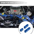 thumbnail image 2 of Unique Bargains 2 Set 8mm Car Engine Spark Plug Wire Separator Looms Divider Organizer Clamp Plastic Blue, 2 of 7