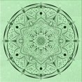 thumbnail image 1 of Ahgly Company Tapis d'Intérieur Lavable en Machine Carré Vert Menthe, 5 Pieds Carré, 1 of 7