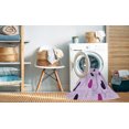 thumbnail image 2 of Ahgly Tapis Rectangulaire Lavable en Machine Intérieur Transitionnel Violet, 5 Pieds x 7 Pieds, 2 of 7