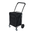 thumbnail image 3 of Mainstays Chariot de courses robuste en métal avec doublure en polyester, 3 of 10