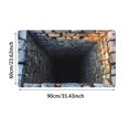 thumbnail image 3 of TIELUTT 3D Velvet Bath Mat Super Absorbent Non Floor Rug for Living Room Kitchen Entrance Dorm Room Carpet Coastal Throw Blanket Potato Blanket Living Room Rugs Bedroom Rugs 8x10, 3 of 6