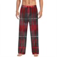 thumbnail image 2 of Weiqiqre Men Sweatpants Bottoms Elastic Waist Drawstring Fallow Sleep Lounge Pants,Size 3XL, 2 of 5