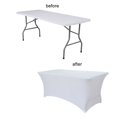 thumbnail image 3 of Elastic Tablecloth Decorative Close-fitted Unique Banquet Rectangular Table Cover, 3 of 5