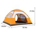 thumbnail image 3 of Clearance,Tents for Camping,Camping Essentials,Automatic Tent Rain And Sun Protection A Throw That Open Automatic Tent 2 Seconds Quickly Open Camping Tent, 3 of 8