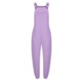 thumbnail image 3 of LSLJS Women's Loose Solid Jumpsuits Sleeveless Spaghetti Strap Loose Adjustable Jumpsuits, 3 of 5