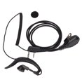 thumbnail image 1 of DEWIN Two Way Radio Earpiece Single Wire Earhook Headset for Military Police Bar Hotel Bodyguard, 1 of 14