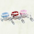 thumbnail image 2 of SHISUYAN Panier de Rangement Tressé en Forme de Tricycle 3 Pcs Plastique Fer Rotin Imperméable Durable, 2 of 9