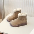 thumbnail image 2 of Girls Boots Fall Winter British Style Short with Fleece Lining for Warmth, 2 of 7