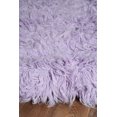 thumbnail image 2 of New Flokati 1400gr 5' x 8' Area Rug, Pastel Violet, 2 of 6
