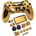 thumbnail image 1 of ORUYROP Coque Chromée avec Boutons pour Manette PS4 Pro 4.0 Slim V2 JDS040 JDM040 Réparation Coque Complète PS4 Pro (Couleur : Doré), 1 of 2