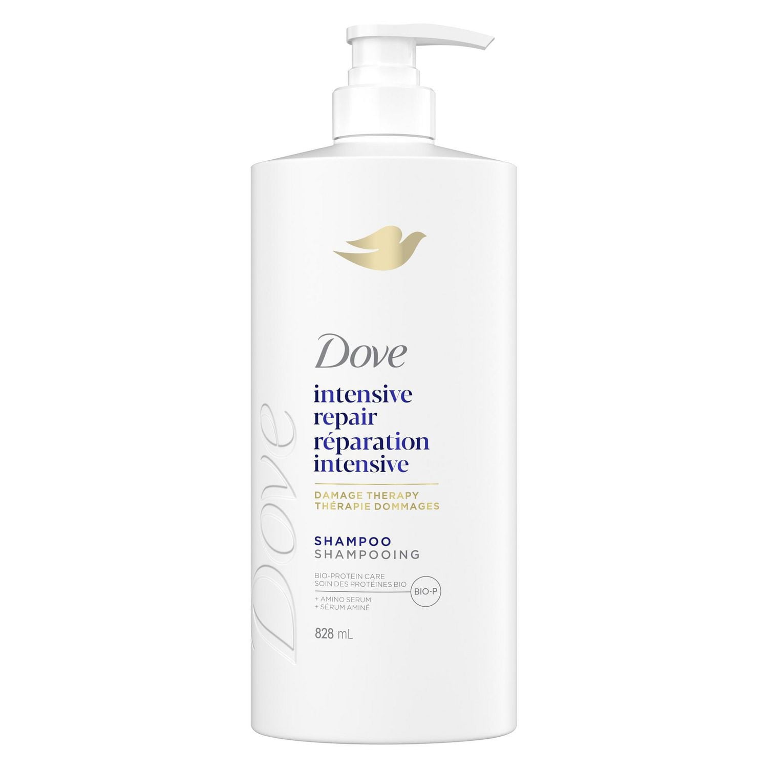 Dove Shampoo Intensive Repair Bio-Protein Care + Amino Serum, 828 ml