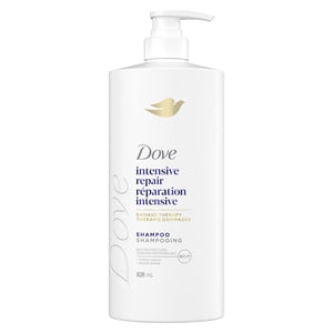 Dove Soin bioprotéin intensif de réparation de shampooing + Un sérum amino, 828 ml