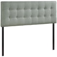 thumbnail image 3 of Modway Emily Tufted Button Headboard, Full, Gray, 3 of 5