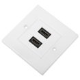 thumbnail image 3 of 8.5x8.5 Cm / 3.3x3.3 In  Wall Plate, Easy Installation Impact Resistant Wall Plate, Hotel For Home Theater, 3 of 8