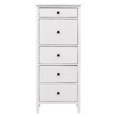 thumbnail image 1 of 1/10 Bjd Ob11 Miniature Furniture Mini Model Chest Of Five Drawers Accessories White, 1 of 5