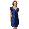 thumbnail image 2 of Robe de Nuit pour Femmes Shadowline 4503 Charming Charmeuse (Noir 3X), 2 of 2