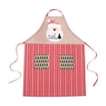 thumbnail image 3 of Bovemsi Apron Sleeve Set Adult Printed Kitchen Family Family Christmas Parent Apron 1 Piece Kitchen，Dining Bar, 3 of 9