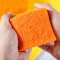 thumbnail image 4 of HANXIULIN Kitchen Cleaning Scrubber Sponge Scouring Pads Non-Scratch Dish Cleaning Orange 5pcs, 4 of 9