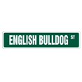 thumbnail image 1 of SignMission SS-ENGLISH BULLDOG Panneau de Rue English BULLDOG 4 x 18 Po, 1 of 4