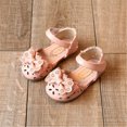 thumbnail image 2 of xiaxaixu Girls Flat Low Shoes Cute Bow Style Wrapped Foot Summer Sandals, 2 of 7