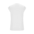 thumbnail image 4 of AherBiu Hauts d'Été pour Femmes à Manches Cap, Haut Basique, T-Shirts, Chemises, Confortable, Couleur Unie, Blouse à Col Rond, 4 of 6