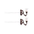 thumbnail image 1 of Milaget 2Pcs Hanging Lamp Simulation Decor for Dollhouse Living Room Mini Toy Lamp E, 1 of 9