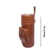 thumbnail image 2 of Home Textile Storage Leather Cedar Round Functional Storage For Enthusiasts For Lovers Crafted From Leather With Floral Easter Print Suitable For All Rooms, 2 of 6