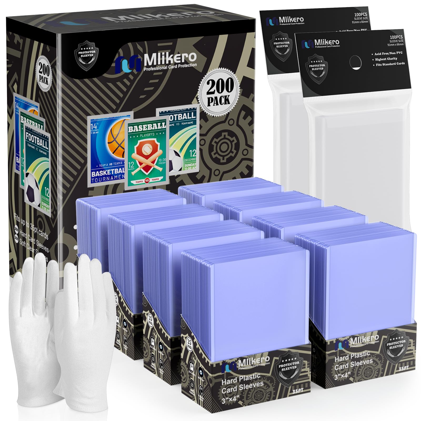 hard plastic card sleeves walmart 2.5 x 3.5 PENNY SLEEVES Soft Trading Card Protectors 1000 count
