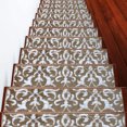 thumbnail image 1 of Floral Collection Contemporary, Cozy, Vibrant and Soft Stair Tread Mats & Rugs, 9'' x 28'', 1 of 6