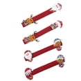 thumbnail image 1 of 4pcs Christmas Microwave Oven Handle Protective Covers Xmas Fridge Kitchen Refrigerator Door Handle Gloves, 1 of 4