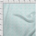 thumbnail image 2 of oneOone Cotton Poplin Aqua Blue Fabric Triangle Shape Geometric Craft Projects Decor Fabric Printed By The Yard 56 Inch Wide, 2 of 4