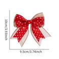 thumbnail image 2 of SDNall Christmas Tree Decorations, Christmas Tree ornaments, New Christmas Double Layered Bow Christmas Tree Decoration Small Bow Festival Gift Box Packaging Bow Accessories, 2 of 5