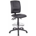 thumbnail image 1 of Nicer Furniture Leatherette Ergonomic Black Drafting Chair without Arms, 1 of 1
