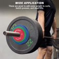 thumbnail image 4 of Yiwa 2 Inch Rubber Coated Strength Training & Barbell Lifting Bumper Plates for Gym, Home, 4 of 6