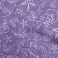 thumbnail image 1 of oneOone Rayon Medium Purple Fabric Sea Craft Projects Decor Fabric Printed By The Yard 56 Inch Wide, 1 of 4