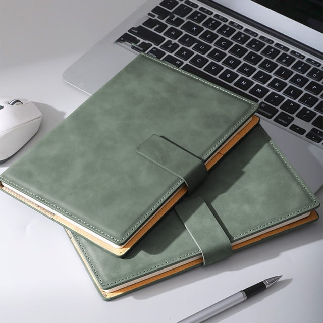 EGNMCR Magnetic Closure Notebook Gift Business Office Work Conferences Notepad laptop computer