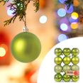 thumbnail image 3 of EGNMCR Christmas Ornaments 24-Pack Christmas Ball Ornaments with Strings, Shatterproof Plastic Christmas Bulbs, Hanging Decorations for Xmas Tree, Holiday, Wedding, Party, 3 of 3