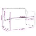 thumbnail image 4 of vidaXL 2-Seater Garden Bench with Cushion Anthracite Steel, 4 of 5