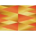 thumbnail image 1 of Ahgly Company Machine Washable Indoor Rectangle Transitional Orange Red Orange Area Rugs, 5' x 8', 1 of 7