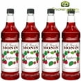 thumbnail image 1 of Monin Raspberry Beverage Syrup, Authentic Gourmet Fruit Flavor for Cocktails, Coffee, and Tea, 1L (33.81 oz), 4/Case, 1 of 8