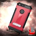thumbnail image 3 of HOT PINK BEYOND CELL TRI-SHIELD RUGGED CASE COVER with KICKSTAND + BELT CLIP HOLSTER + LANYARD STRAP + CREDIT CARD POCKET FOR GOOGLE PIXEL XL 5.5", 3 of 7